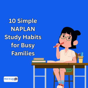 Students preparing for NAPLAN with WebGrade Tutors — focusing on NAPLAN preparation, NAPLAN results review, and practice tests.