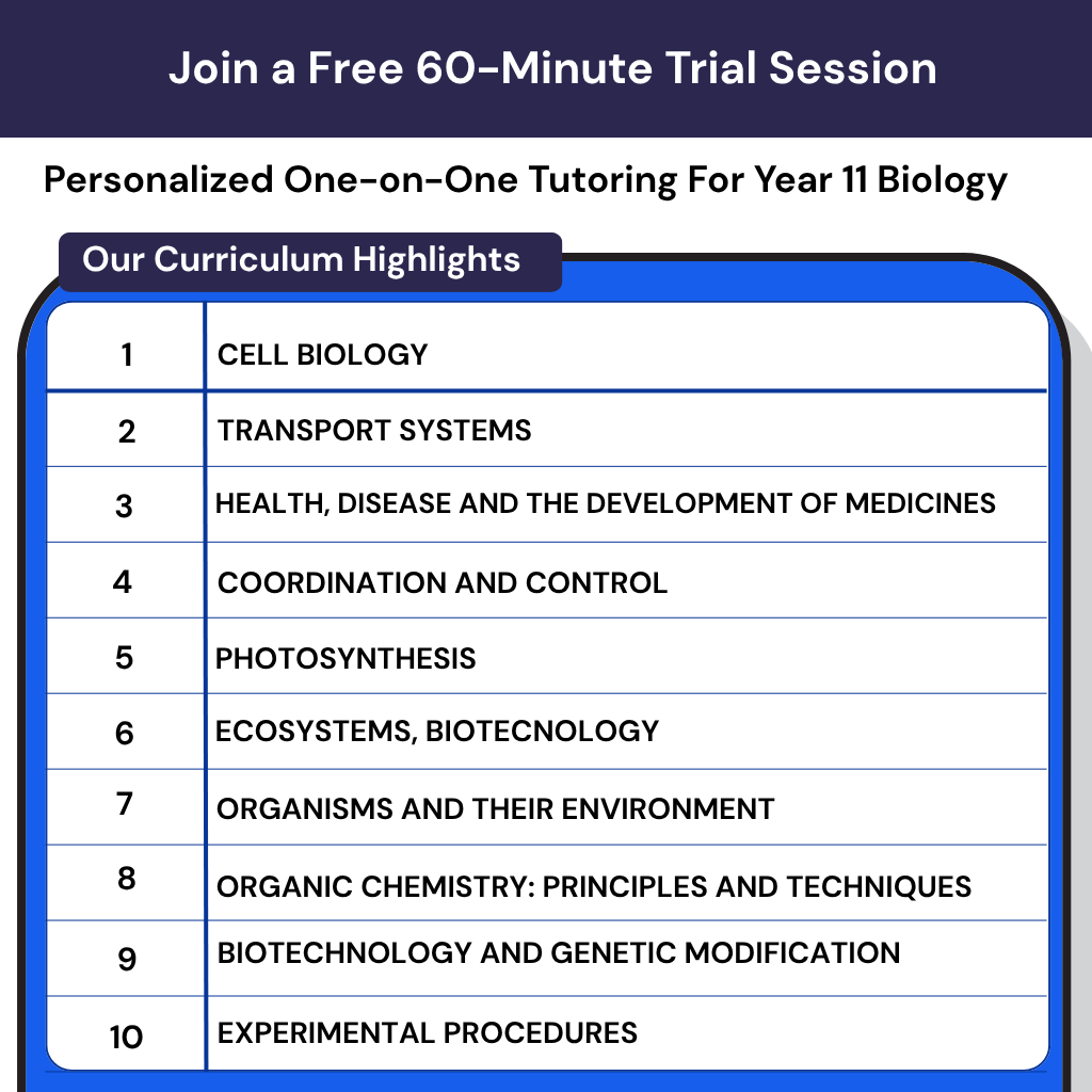 private tutoring biology year 11 UAE