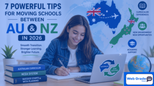 moving schools between AU and NZ guide showing student academic transition and curriculum change 2026