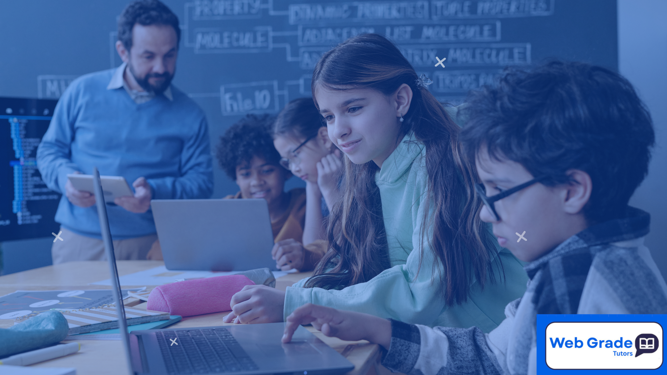 students learning in a decluttered school curriculum classroom with focused learning environment